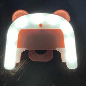 White and Pink Phone Selfie Light